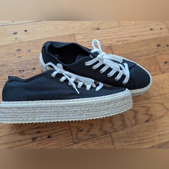 H&M Canvas Platform Espadrille Sneakers - Picture 1 of 6